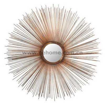 8512 Metal decorative wall mirrors for Hosipitality